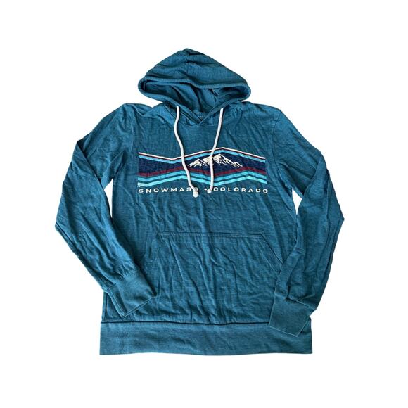 Blue 84 Other - Cool Blue 84 Snowmass Colorado Men's XS Hooded Long Sleeve
